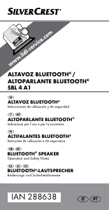 Manual de uso SilverCrest SBL 4 A1 Altavoz