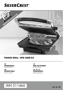 Használati útmutató SilverCrest SPM 2000 D2 Kontaktgrill