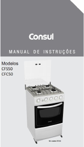 Manual Consul CFS50A Fogão