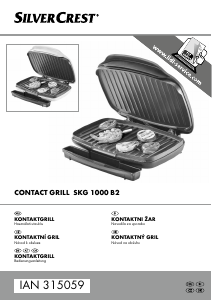 Bedienungsanleitung SilverCrest IAN 315059 Kontaktgrill