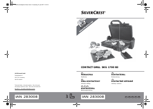 Instrukcja SilverCrest IAN 283008 Kontakt grill