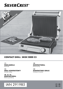 Bedienungsanleitung SilverCrest IAN 291985 Kontaktgrill