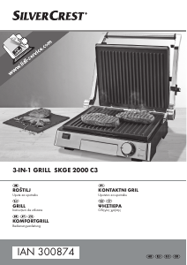 Bedienungsanleitung SilverCrest IAN 300874 Kontaktgrill