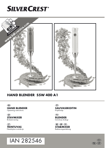 Handleiding SilverCrest SSW 400 A1 Staafmixer