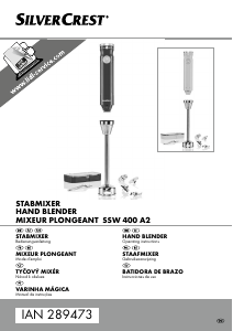 Manuál SilverCrest SSW 400 A2 Ruční mixér