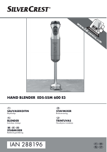 Instrukcja SilverCrest EDS-SSM 600 E3 Blender ręczny