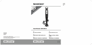 Εγχειρίδιο SilverCrest IAN 275167 Μπλέντερ χειρός