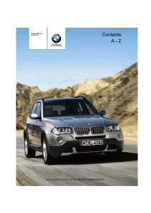 Handleiding BMW X3 xDrive30i (2009)