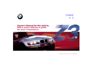 Handleiding BMW Z3 Coupe 2.8 (1999)