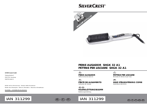 Manuale SilverCrest SHGK 32 A1 Piastra per capelli