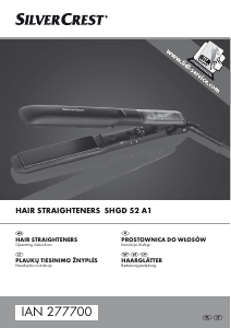 Bedienungsanleitung SilverCrest SHGD 52 A1 Haarglätter