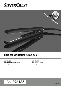 Manual SilverCrest IAN 296158 Hair Straightener