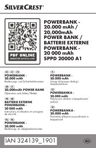 Mode d’emploi SilverCrest SPPD 20000 A1 Chargeur portable