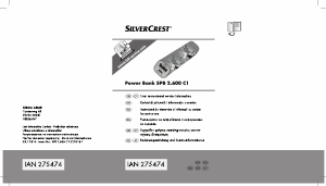 Εγχειρίδιο SilverCrest SPB 2.600 C1 Φορητός φορτιστής