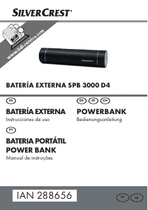 Bedienungsanleitung SilverCrest SPB 3000 D4 Ladegerät