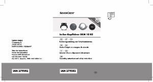 Handleiding SilverCrest SKM 10 B2 Koptelefoon