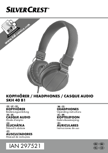 Manual de uso SilverCrest SKH 40 B1 Auriculares