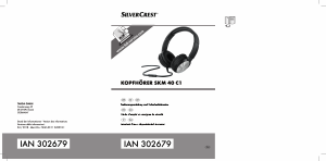 Manuale SilverCrest SKM 40 C1 Cuffie