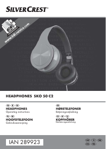 Manual SilverCrest SKO 50 C2 Headphone