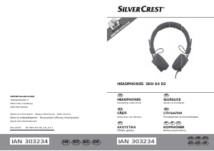 Kullanım kılavuzu SilverCrest IAN 303234 Kulaklık