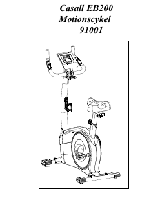 Bruksanvisning Casall EB200 Motionscykel