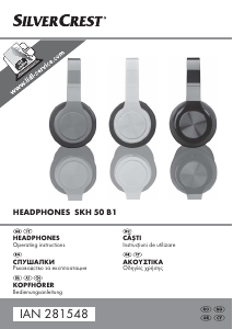 Manual SilverCrest SKH 50 B1 Headphone