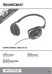 Manuale SilverCrest SKRB 32 A1 Cuffie