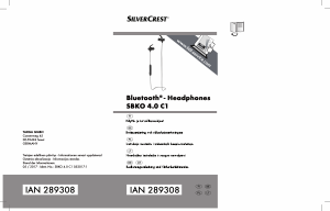 Vadovas SilverCrest SBKO 4.0 C1 Ausinės