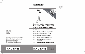 Manuál SilverCrest SBKO 4.0 D1 Sluchátka