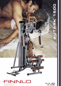 Manual Finnlo 3830 Autark 1500 Multi-gym