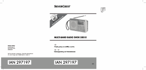 Bedienungsanleitung SilverCrest IAN 297197 Radio