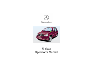 Manual Mercedes-Benz ML 320 (2001)