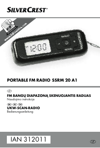 Bedienungsanleitung SilverCrest SSRM 20 A1 Radio