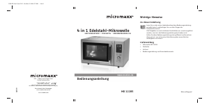 Bedienungsanleitung Micromaxx MD 12285 Mikrowelle