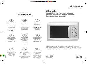 Bedienungsanleitung Micromaxx MD 41580 Mikrowelle