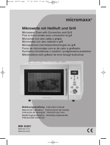 Bedienungsanleitung Micromaxx MD 42201 Mikrowelle