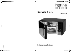 Bedienungsanleitung Home Electric MD 15631 Mikrowelle