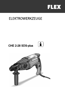 Instrukcja Flex CHE 2-28 SDS-plus Młotowiertarka