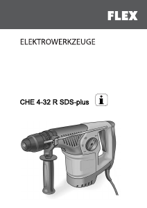 Bruksanvisning Flex CHE 4-32 R SDS-plus Borrhammare