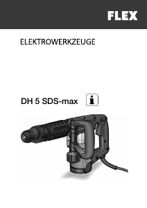 Manuál Flex DH 5 SDS-max Demoliční kladivo