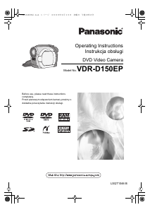 Instrukcja Panasonic VDR-D150EP Kamera