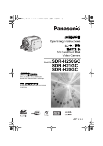 Handleiding Panasonic SDR-H21GC Camcorder