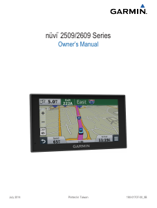 Handleiding Garmin nuvi 2539LMT Navigatiesysteem