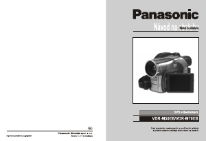 Návod Panasonic VDR-M50EG Videokamera