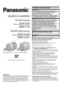 Priručnik Panasonic SDR-H101 Videokamera