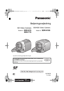 Brugsanvisning Panasonic SDR-S70EC Videokamera