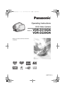 Handleiding Panasonic VDR-D220GN Camcorder