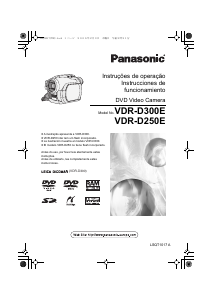 Manual Panasonic VDR-D300E Câmara de vídeo