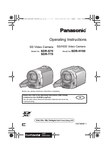 Handleiding Panasonic SDR-S70EP Camcorder