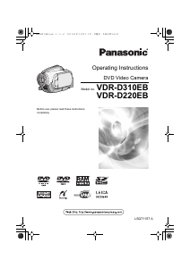 Manual Panasonic VDR-D220EB Camcorder